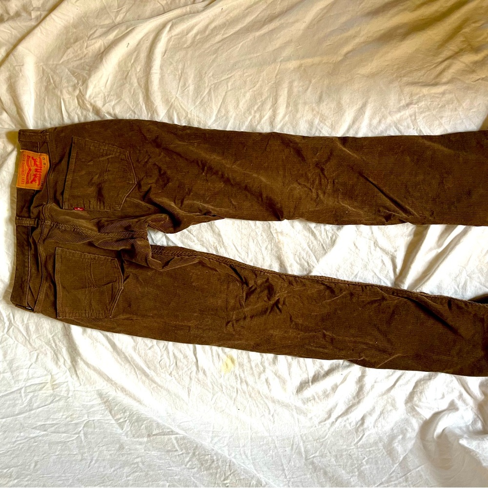 Men’s Levi’s 511 brown corduroy 30x32